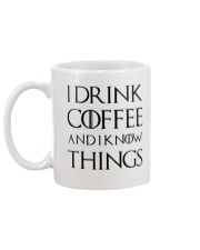 I Drink Coffee Mug back