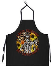 I HATE EVERYONE BUT COFFEE HELP Apron tile