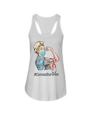 Nurse Survivor Ladies Flowy Tank tile