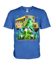 Bus driver V-Neck T-Shirt tile