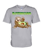 Slothocado V-Neck T-Shirt tile
