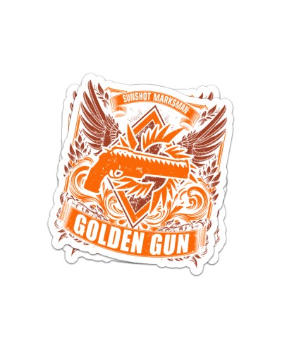 GOLDEN GUN - SIGNET CREST Sticker