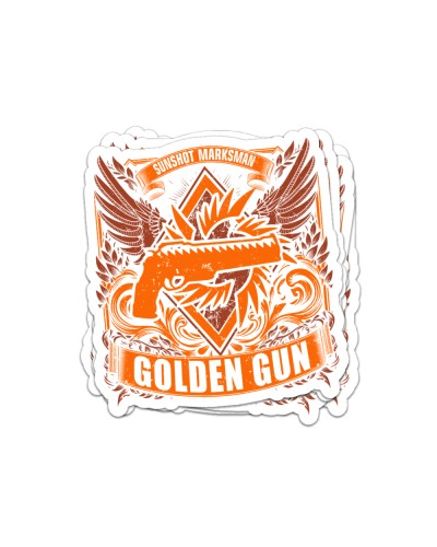 GOLDEN GUN - SIGNET CREST Sticker