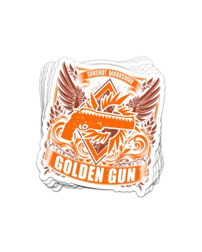 GOLDEN GUN - SIGNET CREST Sticker