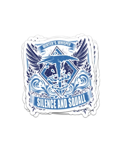 SILENCE AND SQUALL - SIGNET CREST Sticker