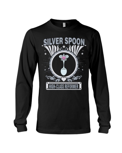 SILVER - EMBLEM CREST Long Sleeve Tee