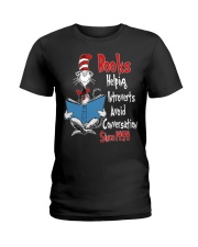 Books lovers Ladies T-Shirt thumbnail