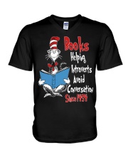 Books lovers V-Neck T-Shirt thumbnail