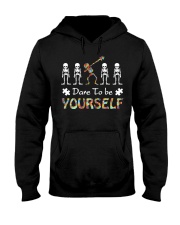 Autism dare to be yourself Tshirt Hooded Sweatshirt thumbnail