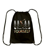 Autism dare to be yourself Tshirt Drawstring Bag thumbnail