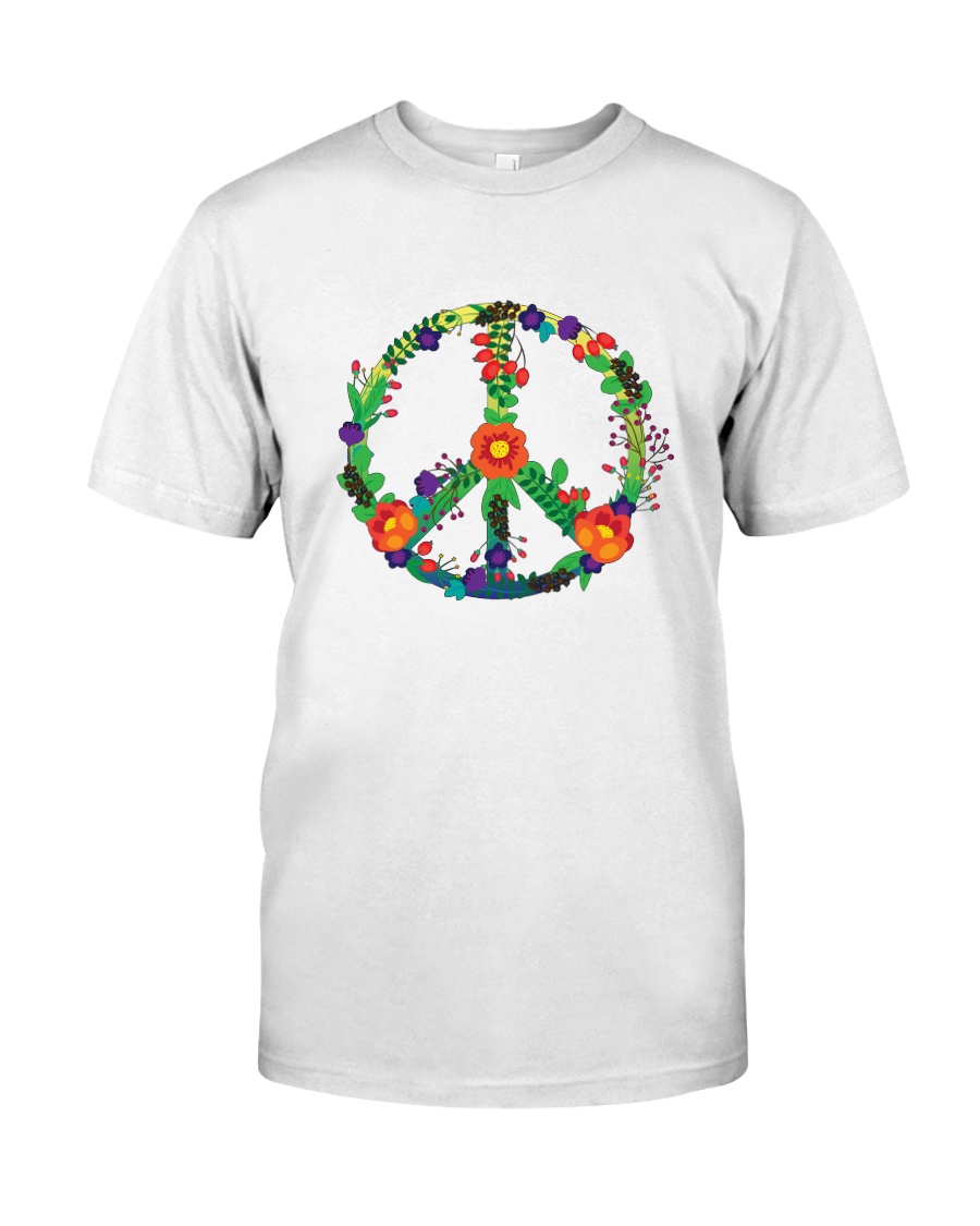 Hippie flower peace Classic T-Shirt