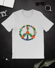 Hippie flower peace Classic T-Shirt lifestyle-mens-crewneck-front-16