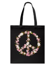 Peace Hippie flower Tote Bag thumbnail
