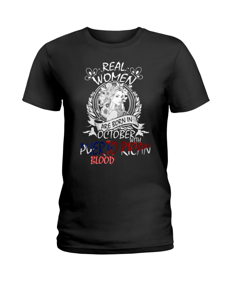 10 women puerto rican Ladies T-Shirt