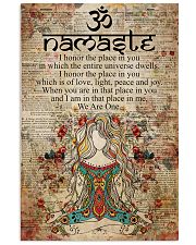 Poster Yoga namaste 24x36 Poster front