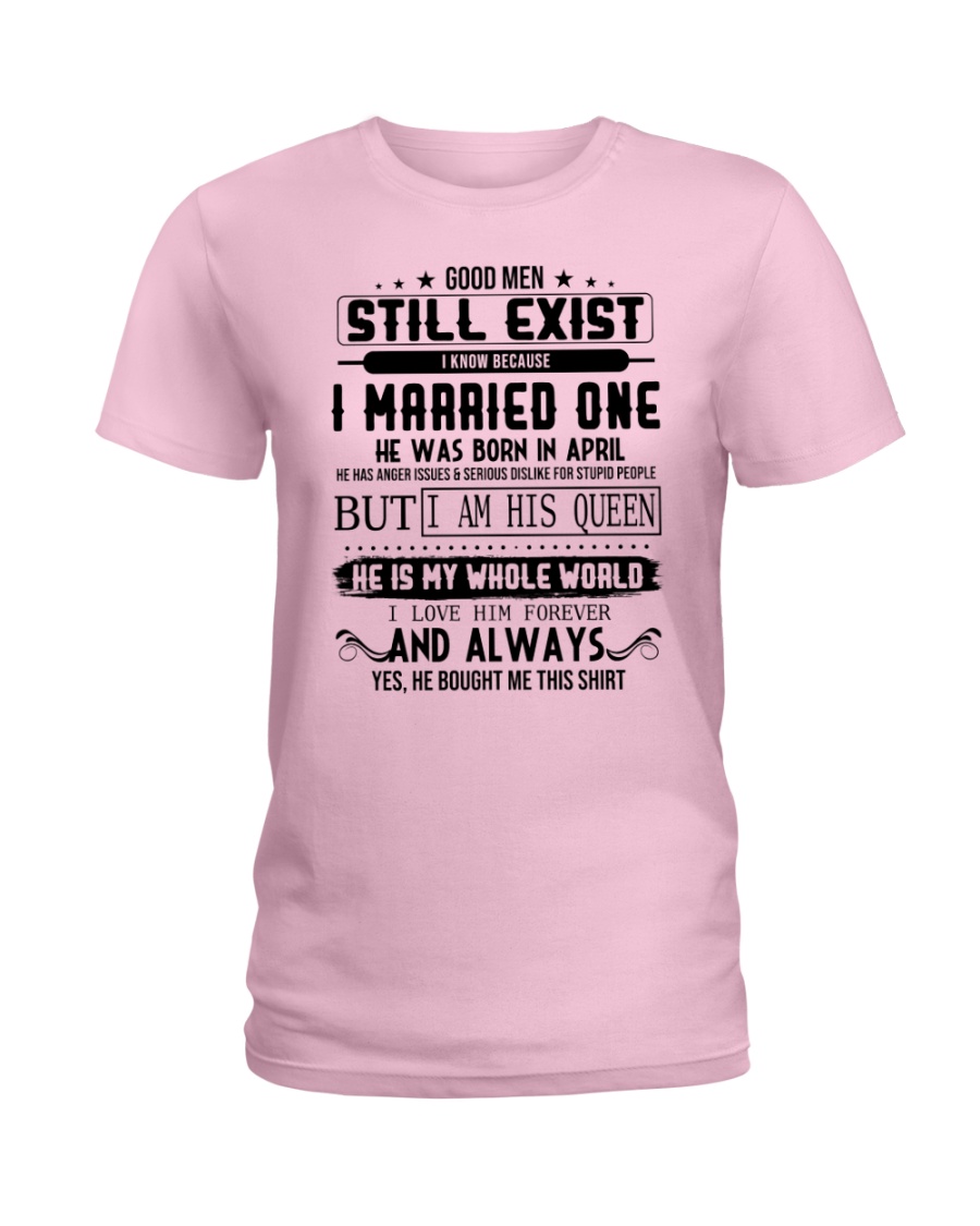 April married one Ladies T-Shirt