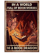 Poster Book be a book dragon 24x36 Poster front
