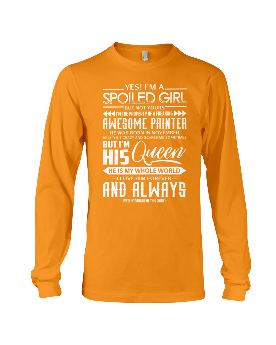 November Painter girl Long Sleeve Tee