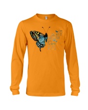 tattoo because god butterfly Long Sleeve Tee tile
