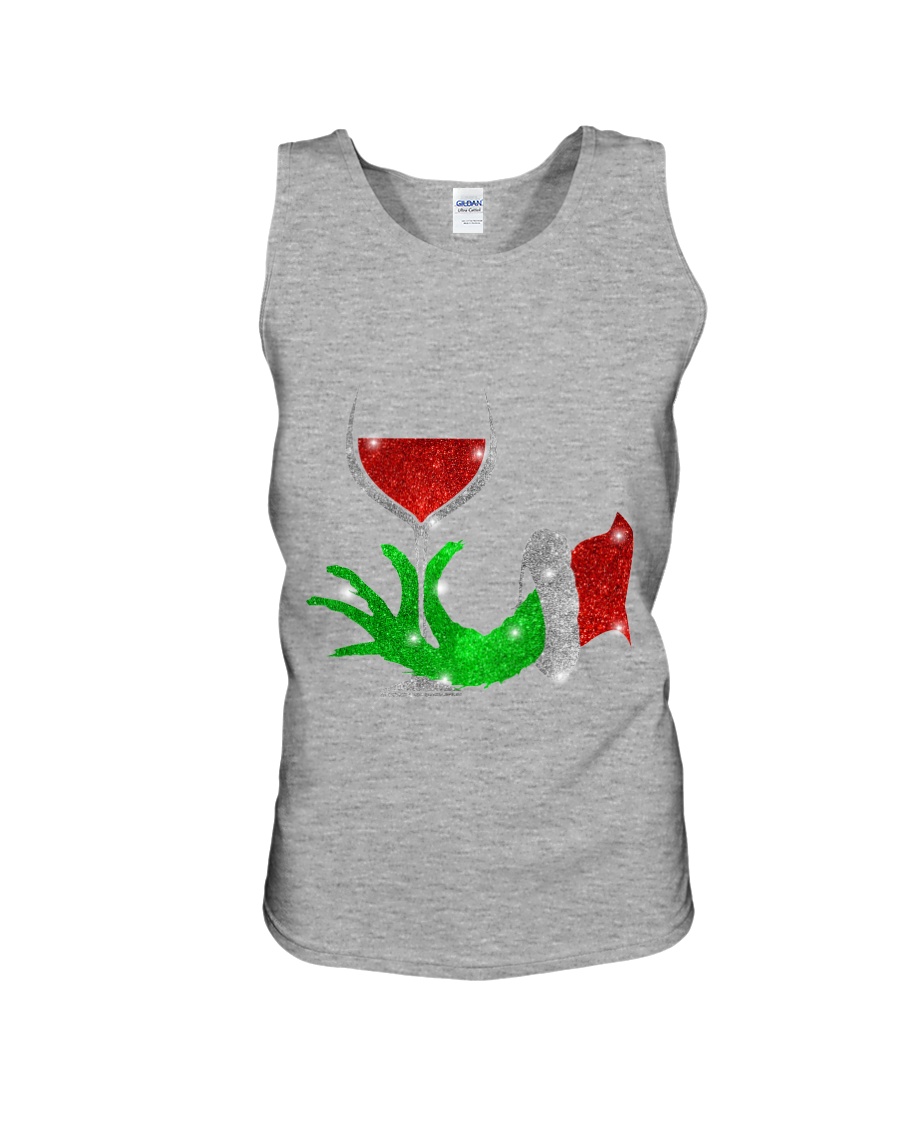 Merry Christmas wine Unisex Tank