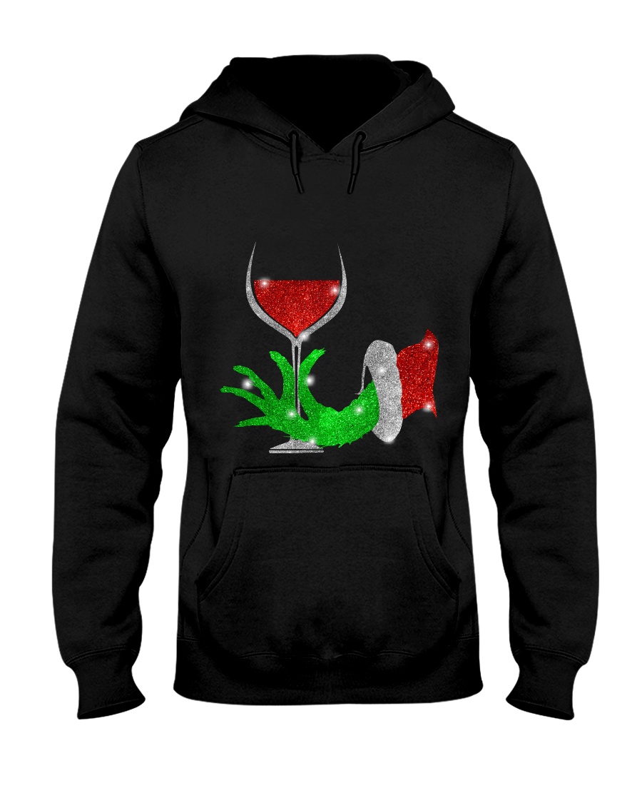 Merry Christmas wine Hooded Sweatshirt