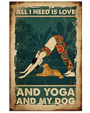 Poster Yoga all i need 24x36 Poster front