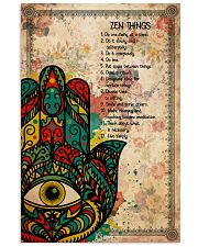 Poster Yoga zen things 24x36 Poster front