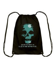 tattoo find my soul Drawstring Bag tile