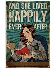 Poster Book happily ever and cat 24x36 Poster front