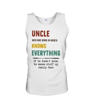 March uncle knows Unisex Tank thumbnail