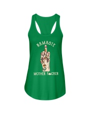 Yoga hand namaste mtf Ladies Flowy Tank tile