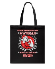 June Christmas Woman Tote Bag thumbnail