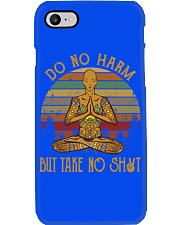 Yoga do no harm man Phone Case tile