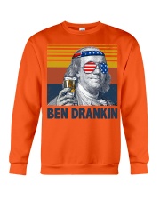 Funny Ben drinkin Crewneck Sweatshirt tile