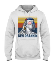 Funny Ben drinkin Hooded Sweatshirt tile