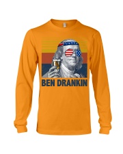 Funny Ben drinkin Long Sleeve Tee tile