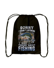 Fishing-thinking about Drawstring Bag thumbnail