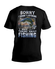 Fishing-thinking about V-Neck T-Shirt thumbnail