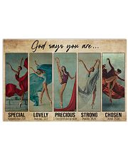 Poster Ballet god says you are 36x24 Poster front