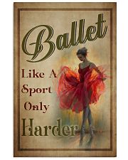 Poster Ballet like a sport 24x36 Poster front