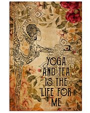 Poster Yoga yoga and tea 24x36 Poster front