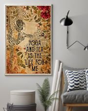 Poster Yoga yoga and tea 24x36 Poster lifestyle-poster-1