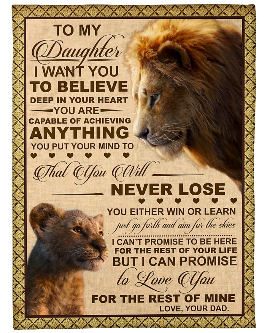 blanket to daughter want Large Fleece Blanket - 60" x 80"