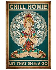 Poster Yoga chill homie 24x36 Poster front