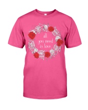 tattoo all you need is love Classic T-Shirt tile
