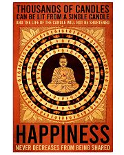 Poster Yoga happiness 24x36 Poster front