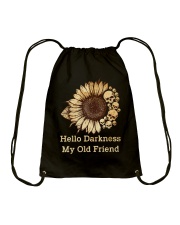 tattoo hello dark 2 Drawstring Bag tile