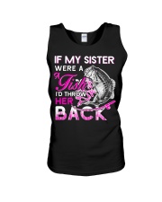 Fishing-my sister Unisex Tank thumbnail