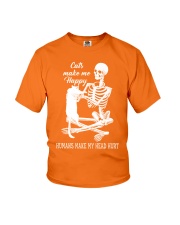 tattoo cats make me happy Youth T-Shirt tile