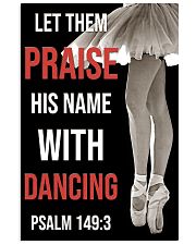 Poster Ballet let them praise 24x36 Poster front